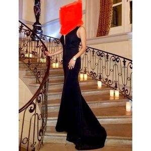 Bebe Long Mermaid Gown Small